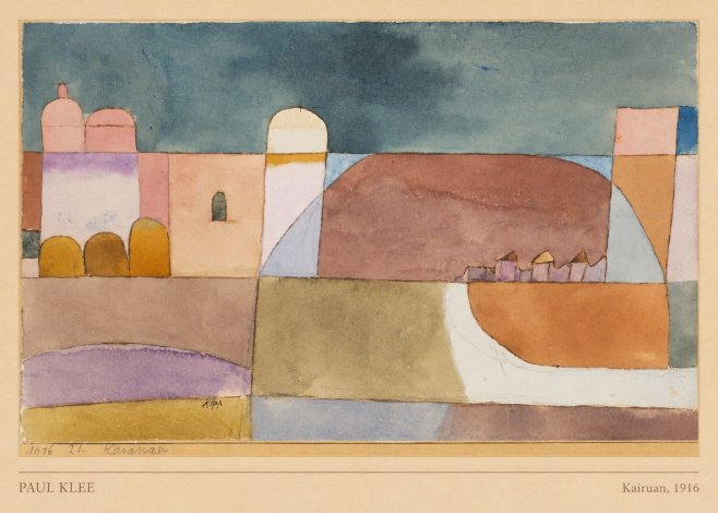 Paul Klee Kairuan, 1916 No5 - Juliste
