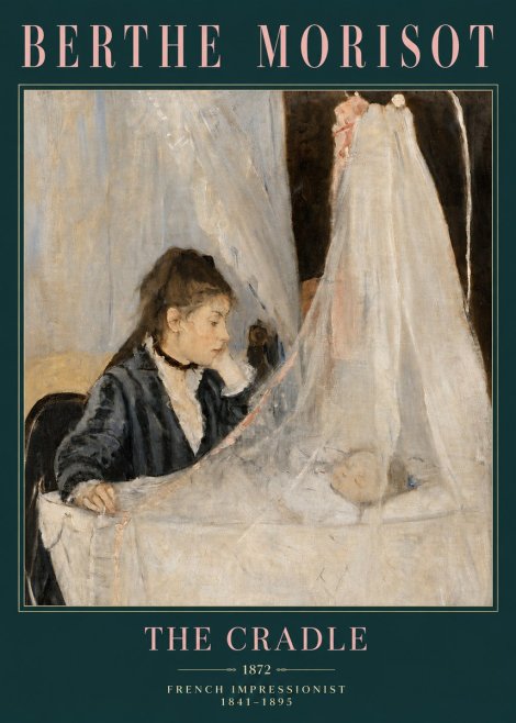 Berthe Morisot The Cradle No3 - Juliste