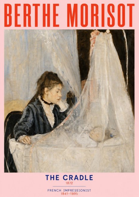 Berthe Morisot The Cradle No4 - Juliste