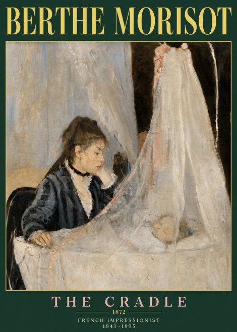 Berthe Morisot The Cradle No6 - Juliste