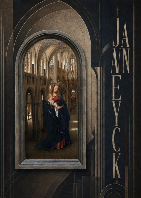 Jan van Eyck Madonna in the Church II No3 - Juliste