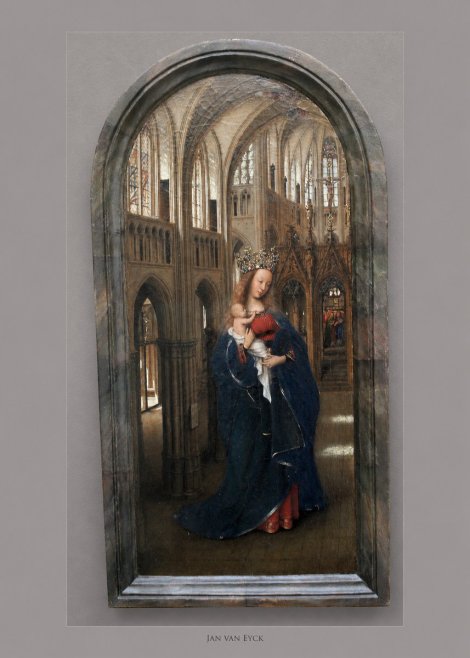 Jan van Eyck Madonna in the Church II No4 - Juliste