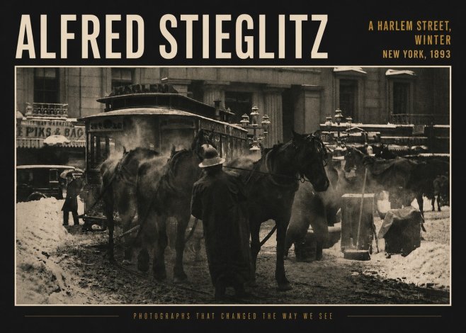 Alfred Stieglitz New York - Winter No5 - Juliste
