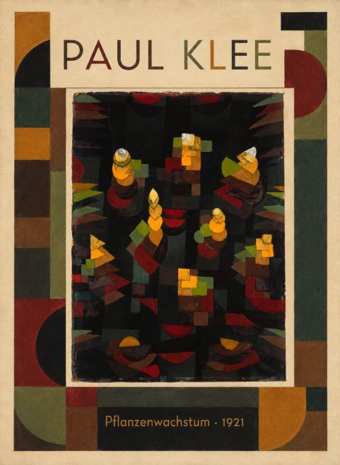 Paul Klee Pflanzenwachstum No1 - Juliste