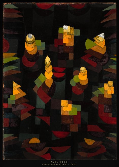 Paul Klee Pflanzenwachstum No6 - Juliste