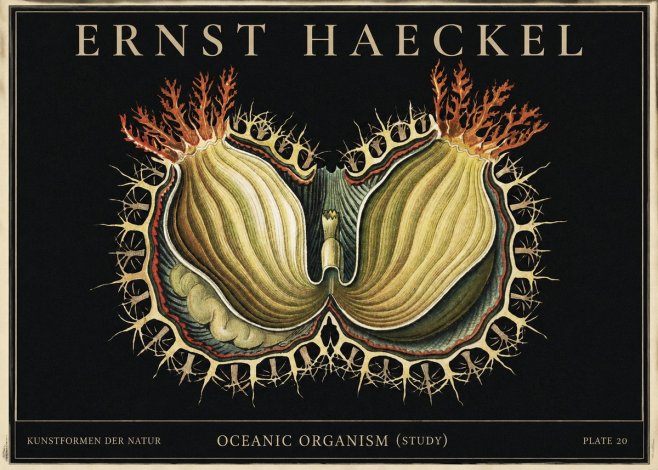 Ernst Haeckel Nature's Architecture No4 - Juliste