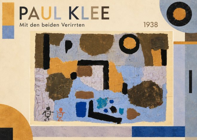 Paul Klee Mit Den Beiden Verirrten No1 - Juliste