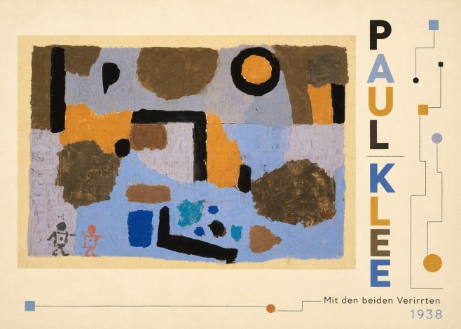 Paul Klee Mit Den Beiden Verirrten No3 - Juliste