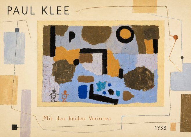 Paul Klee Mit Den Beiden Verirrten No6 - Juliste