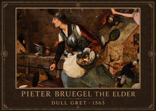 Pieter Bruegel Dull Gret II No1 - Juliste