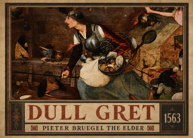 Pieter Bruegel Dull Gret II No3 - Juliste