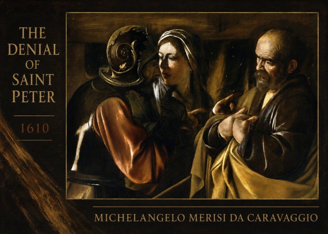 Michelangelo Merisi da Caravaggio The Denial of Saint Peter No2 - Juliste