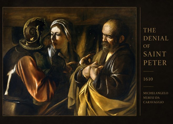 Michelangelo Merisi da Caravaggio The Denial of Saint Peter No4 - Juliste