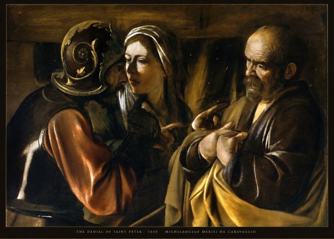 Michelangelo Merisi da Caravaggio The Denial of Saint Peter No5 - Juliste