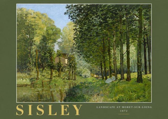 Sisley Landscape at Moret-sur-loing No4 - Juliste