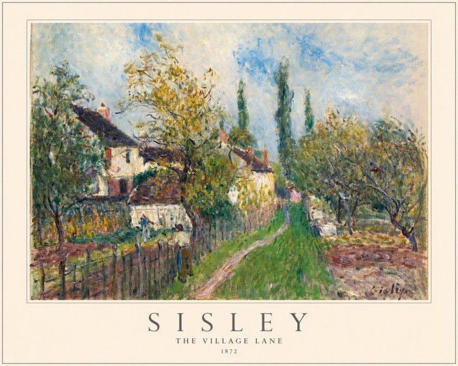Sisley The Village Lane No1 - Juliste