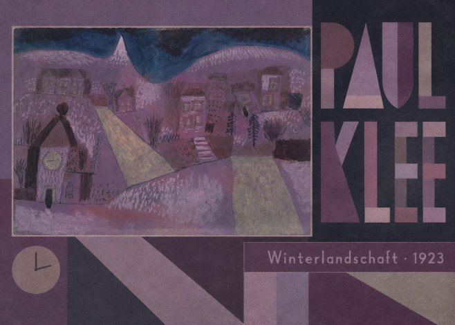 Paul Klee Winterlandschaft No6 - Juliste