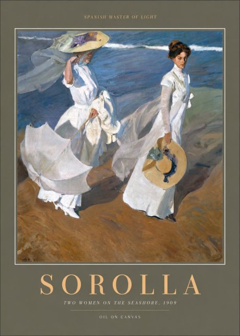 Sorolla Two Women on the Seashore, 1909 No2 - Juliste