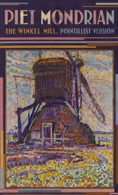 Piet Mondrian The Winkel Mill, Pointillist Version No6 - Juliste