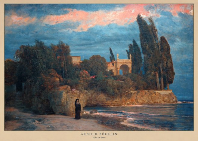 Arnold Böcklin Villa Am Meer No2 - Juliste