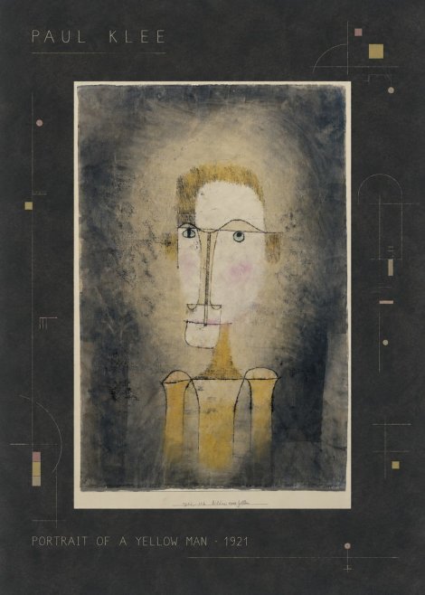 Paul Klee Portrait of a Yellow Man No2 - Juliste