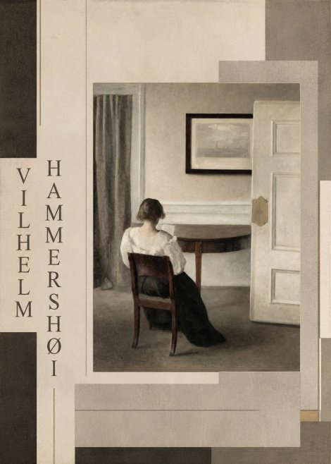 Vilhelm Hammershøi Interior with a Woman, Strandgade 30 No4 - Juliste