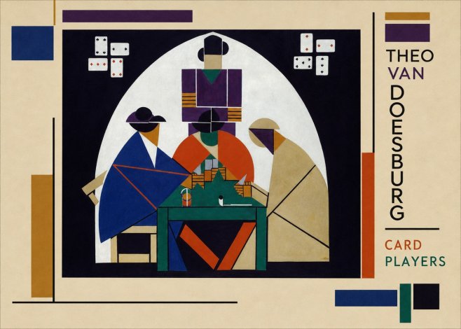 Theo van Doesburg Card Players No3 - Juliste