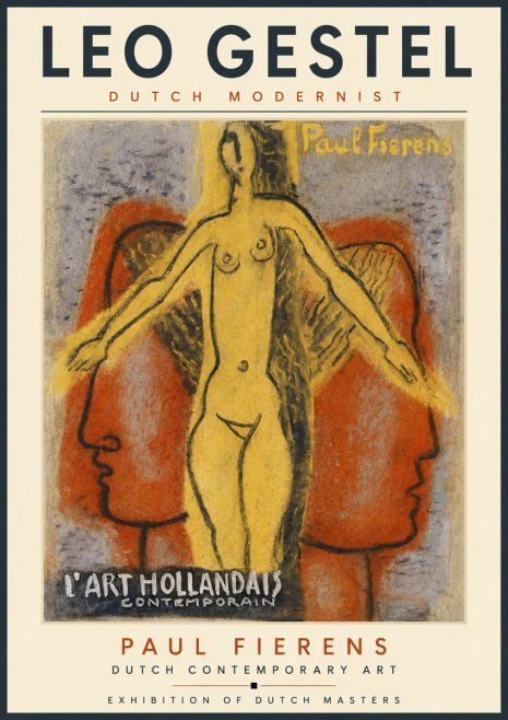 Leo Gestel L'art Hollandais Contemporain I No6 - Juliste