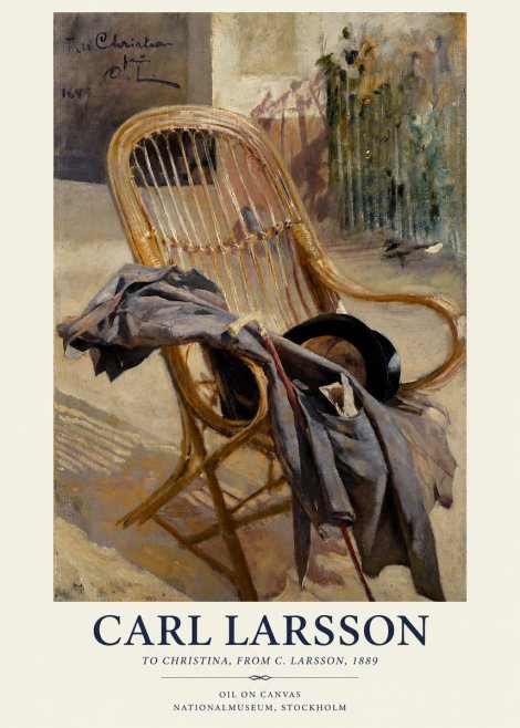 Carl Larsson To Christina, from C. Larsson, 1889 No1 - Juliste