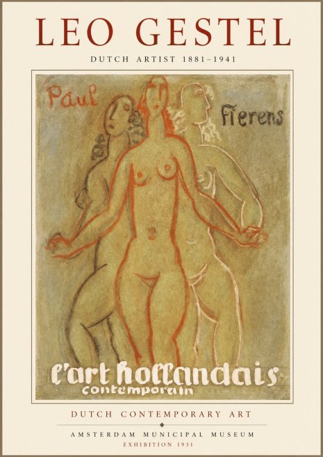 Leo Gestel L'art Hollandais Contemporain II No1 - Juliste
