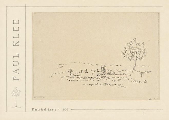 Paul Klee Kartoffel-ernte No2 - Juliste