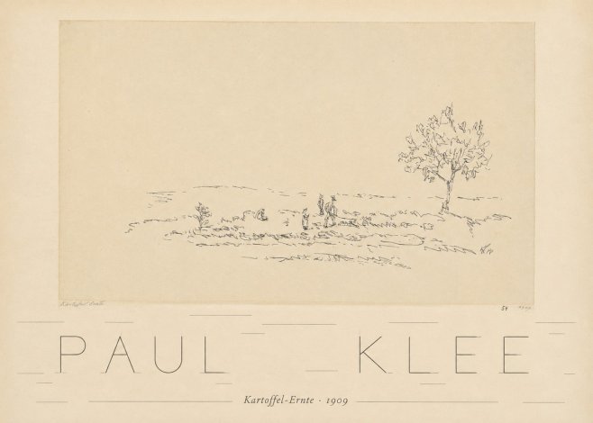 Paul Klee Kartoffel-ernte No6 - Juliste