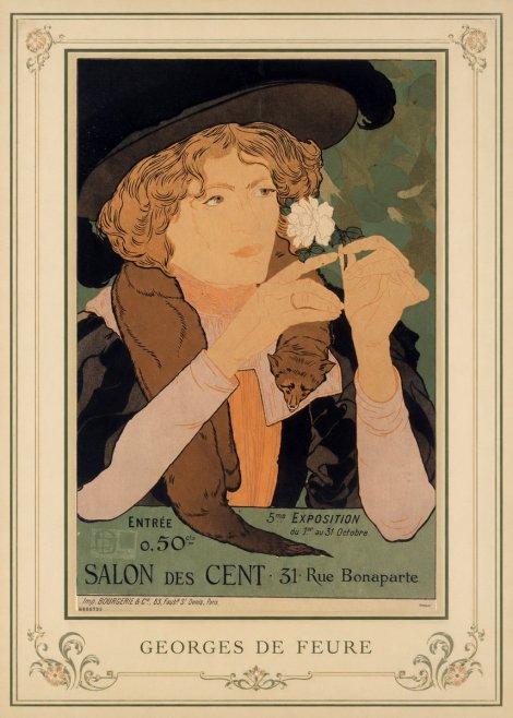 Georges de Feure Salon Des Cent No1 - Juliste