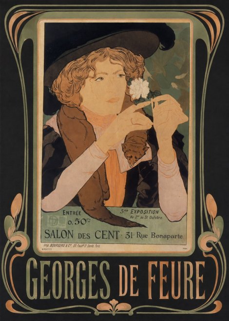 Georges de Feure Salon Des Cent No3 - Juliste