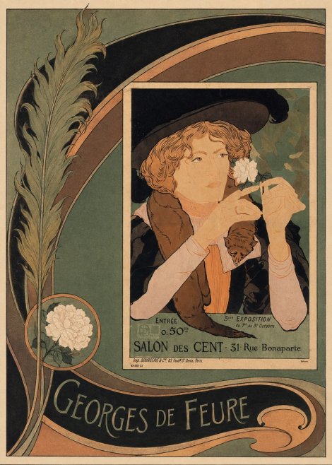 Georges de Feure Salon Des Cent No6 - Juliste