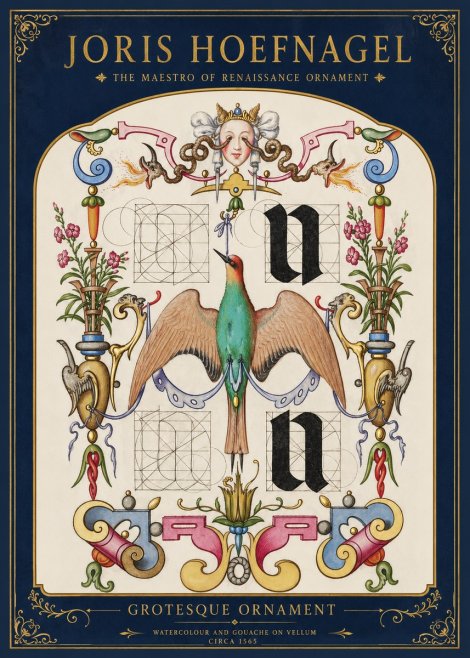 Joris Hoefnagel Grotesque Ornament No2 - Juliste