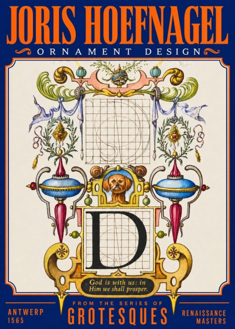 Joris Hoefnagel Illuminated Initial 'D' No3 - Juliste