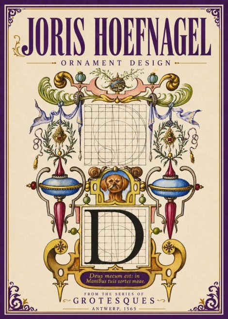 Joris Hoefnagel Illuminated Initial 'D' No5 - Juliste