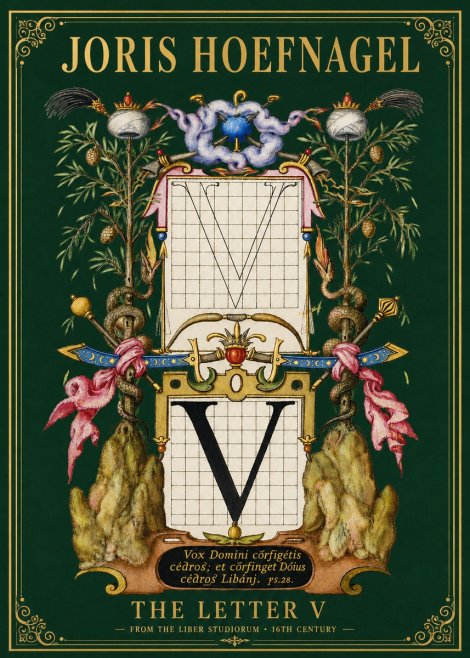 Joris Hoefnagel The Letter V No5 - Juliste