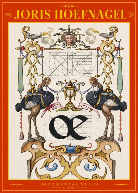 Joris Hoefnagel Ornamental Study I No2 - Juliste