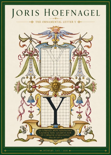 Joris Hoefnagel The Ornamental Letter Y No3 - Juliste