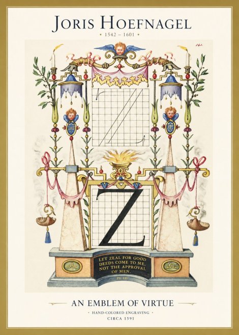 Joris Hoefnagel The Z Table No2 - Juliste
