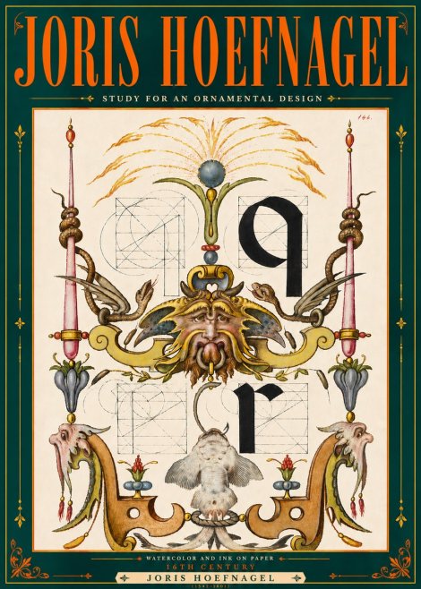 Joris Hoefnagel Ornamental Design I No6 - Juliste