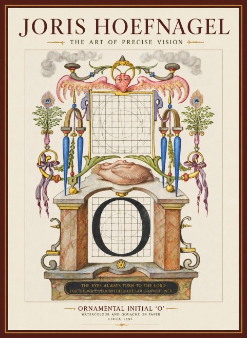 Joris Hoefnagel Ornamental Initial 'O' No1 - Juliste