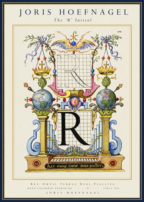 Joris Hoefnagel The 'R' Initial No1 - Juliste