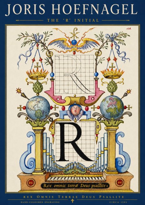 Joris Hoefnagel The 'R' Initial No3 - Juliste