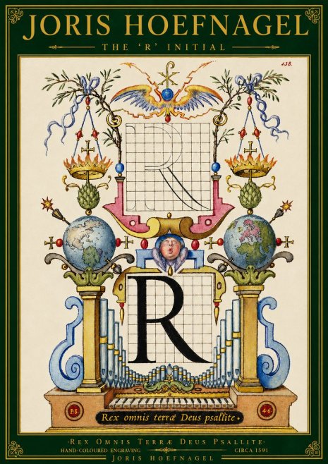 Joris Hoefnagel The 'R' Initial No5 - Juliste