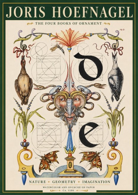 Joris Hoefnagel Ornamental Composition No3 - Juliste