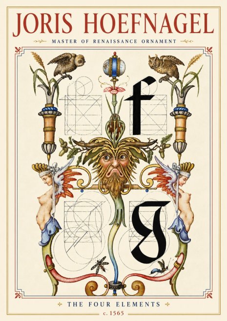 Joris Hoefnagel The Four Elements II No4 - Juliste