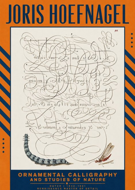 Joris Hoefnagel Ornamental Calligraphy and Studies of Nature No2 - Juliste